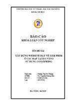 Xây dựng website đặt vé xem phim ở các rạp tại đà nẵng sử dụng java spring