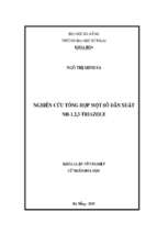 Nghiên cứu tổng hợp một số dẫn xuất nh 1,2,3 triazole