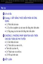 Phương pháp newton nửa trơn cho bài toán bù phi tuyến