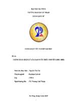 Chính sách quản lý lúa gạo dưới triều nguyễn (1802 1883).