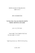 Luận văn tốt nghiệp tương tác của các boson chuẩn trong mô hình zee   babu