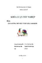 Tín ngưỡng thờ mẫu ở phủ giầy, nam định