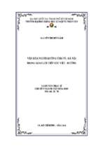 Văn hóa người mường ở ba vì   hà nội trong giao lưu tiếp xúc việt   mường    