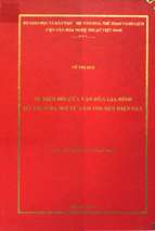 Sự biến đổi của văn hóa gia đình đô thị ở hà nội từ năm 1986 đến hiện nay    