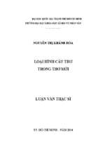 Loại hình câu thơ trong thơ mới    