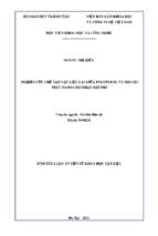 Nghiên cứu chế tạo vật liệu lai giữa polypyrol và nio cấu trúc nano cho nhạy khí nh3 tt