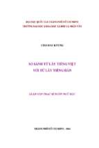 So sánh từ láy tiếng việt và tiếng hàn    