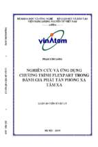 Luận án tiến sĩ nghiên cứu và ứng dụng chương trình flexpart trong đánh giá phát tán phóng xạ tầm xa