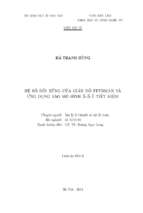 Luận án tiến sĩ hệ số đối xứng của giản đồ feynman và ứng dụng vào mô hình 3 3 1 tiết kiệm