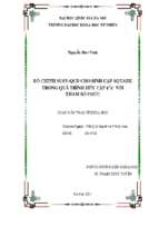 Luận văn thạc sĩ bổ chính susy qcd cho sinh cặp squark trong quá trình hủy cặp e+  e  với tham số phức