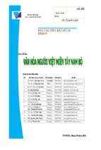 Văn hóa người việt miền tây nam bộ    