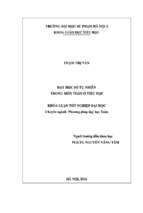 Dạy học số tự nhiên trong môn toán ở tiểu học