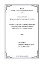 ứng dụng kỹ thuật real time pcr để xác định các týp hpv trongmẫumô tổn thương tiền ung thư ở cổ tử cung, âm đạo