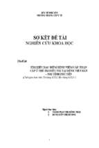 Tìm hiểu đặc điểm bệnh viêm cầu thận cấp ở trẻ em điều trị tại bệnh viện sản – nhi tỉnh phú yên