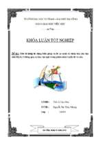 Rèn kĩ năng sử dụng biện pháp tu từ so sánh và nhân hóa cho học sinh lớp 4, 5 thông qua ca dao, tục ngữ trong phân môn luyện từ và câu..