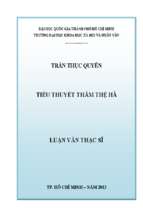 đặc điểm tiểu thuyết thẩm thệ hà    