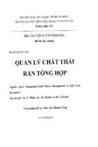 Quản lý chất thải rắn tổng hợp =   integrated solid waste management a life cycle inventory