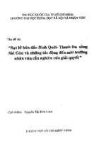 Sạt lở bán đảo bình quới   thanh đa sông sài gòn và những tác động đến môi trường nhân văn cần nghiên cứu giải quyết 