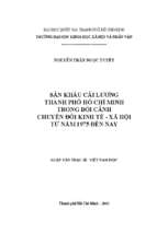 Sân khấu cải lương thành phố hồ chí minh trong bối cảnh chuyển đổi kinh tế   xã hội từ năm 1975 đến nay    
