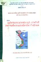 Quản trị du lịch hiệu quả   cơ sở để phát triển du lịch bền vững ở việt nam    