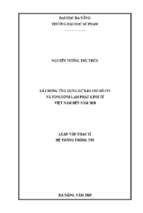 Xây dựng ứng dụng dự báo chỉ số cpi và tình hình lạm phát kinh tế tại việt nam đến năm 2020..