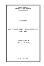 Kinh tế nông nghiệp thành phố đà nẵng (1997 2017)