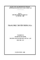 Trang phục truyền thống nga   