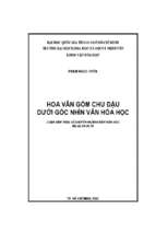 Hoa văn gốm chu đậu dưới góc nhìn văn hóa học    