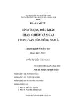 Hình tượng điêu khắc thần vishnu và shiva trong văn hóa đông nam á    