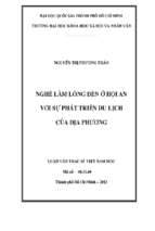 Nghề làm lồng đèn ở hội an với sự phát triển du lịch của địa phương    