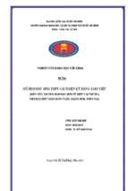 Hỗ trợ học sinh thpt cải thiện kỹ năng giao tiếp (điển cứu trường hợp học sinh nữ thpt tại trường th.thcs.thpt. trần quốc tuấn, trảng bom, đồng nai)   