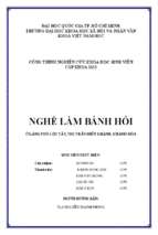 Nghề làm bánh hỏi ở làng phú lộc tây, thị trấn diên khánh, khánh hòa   