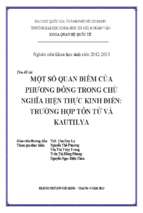 Một số quan điểm của phương đông trong chủ nghĩa hiện thực kinh điển    trường hợp tôn tử và kautilya 