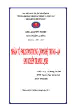 Nhân tố pakistan trong quan hệ trung   ấn sau chiến tranh lạnh    