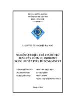 Luận văn tốt nghiệp nghiên cứu điều chế thuốc trừ bệnh cây đồng (ii) hydroxit 34,5 sc (huyền phù) từ đồng sunfat