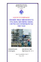 Luận văn tốt nghiệp tìm hiểu phần mềm hysys và ứng dụng mô phỏng trong chưng cất condensate tại việt nam