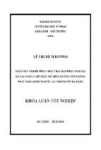 Khảo sát thành phần chất thải rắn phát sinh tại hộ gia đình và đề xuất mô hình hướng đến không phát thải (zero waste) tại thành phố đà nẵng