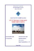 Luận văn tốt nghiệp xử lý tro bay ở nhà máy nhiệt điện ô môn 1