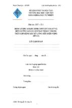 Luận văn tốt nghiệp định lượng kháng sinh gentian violet và biến dưỡng leuco gentian violet trong thủy sản bằng sắc kí