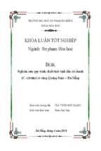 Nghiên cứu quy trình chiết tách tinh dầu sả chanh (c. citratus) ở vùng quảng nam – đà nẵng