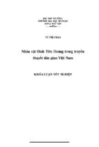 Nhân vật đinh tiên hoàng trong truyền thuyết dân gian việt nam.