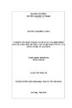 Nghiên cứu hiện trạng và đề xuất các biện pháp bảo vệ, phục hồi hệ thực vật ngập mặn ở vùng cửa sông cu đê, tp. đà nẵng.