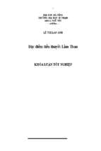 đặc điểm tiểu thuyết lầm than.