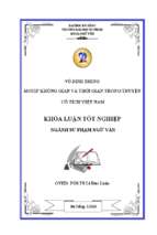 Motif không gian và thời gian trong truyện cổ tích việt nam