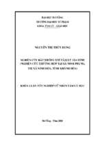 Nghiên cứu bầu không khí tâm lý gia đình (nghiên cứu trường hợp tại xã ninh phụng, thị xã ninh hòa, tỉnh khánh hòa)