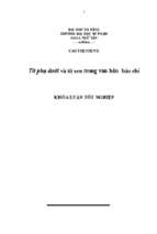 Tít phụ dưới và tít xen trong văn bản báo chí.