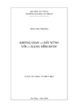 Không gian sn đối xứng với cs mạng đếm được.