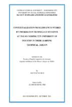 Contextualization problems encountered by information technology students at the hochiminh city university of industry in their learning technical jargon    m.a.  60.14.10 