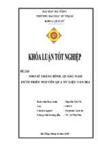 Nho sĩ thăng bình, quảng nam dưới triều nguyễn qua tư liệu văn bia