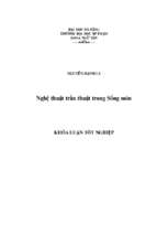 Nghệ thuật trần thuật trong sống mòn.